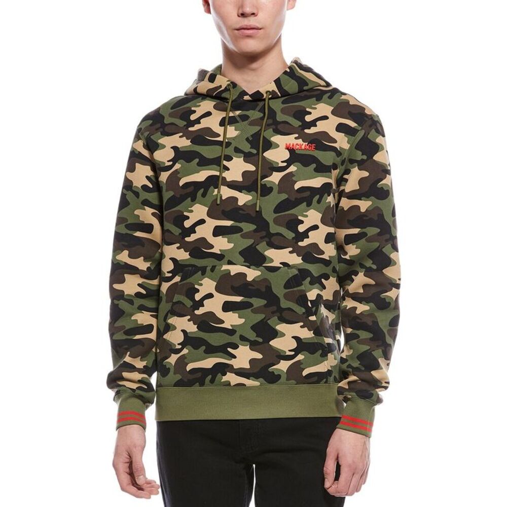 Mackage Mens  Krystian Hoodie, Beige
